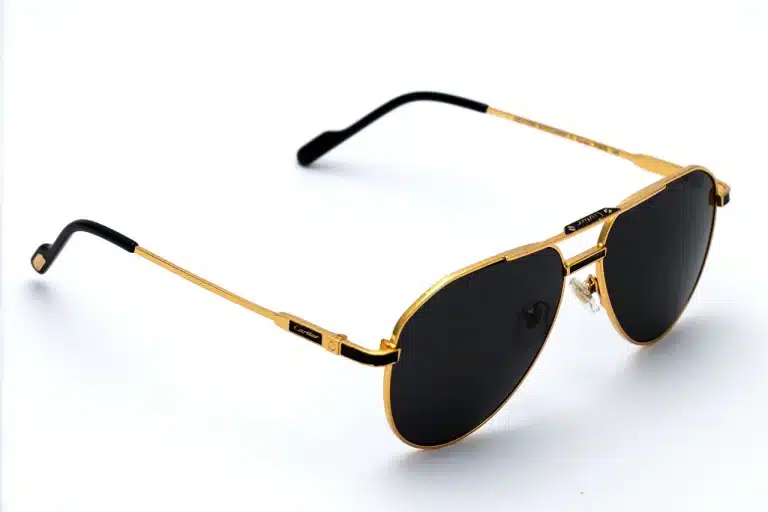 CARTIER CT0668S Gold Sunglasses - Metal Aviator Frame