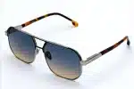 CARRERA 1135 Black Silver Sunglasses - Metal Aviator Frame