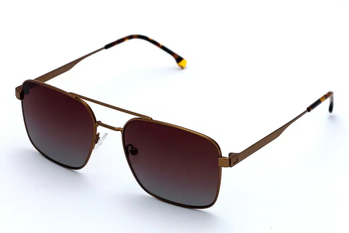 HUGO BOSS OLD3042M Polarized Sunglasses - Black Aviator Frame