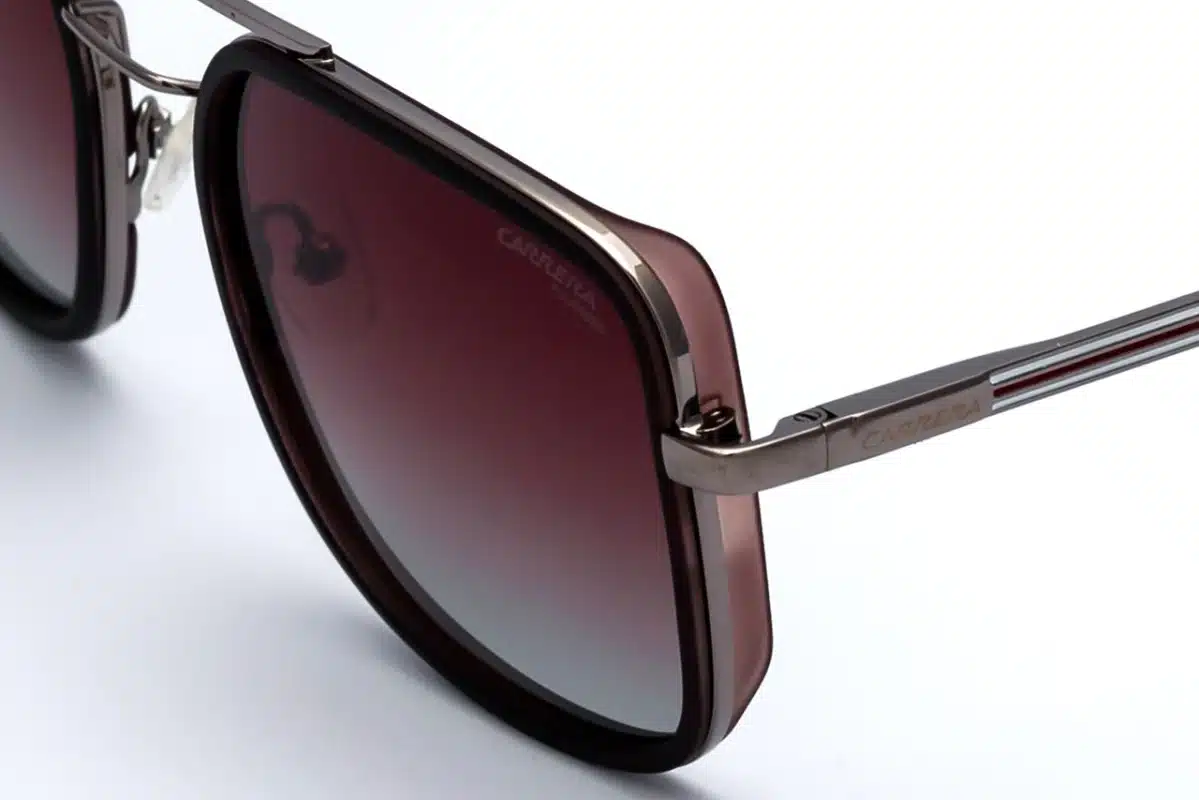 CARRERA CA2088 Polarized Sunglasses - Stainless Steel Aviator Frame