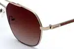 CARRERA CA1035 Gold Polarized Sunglasses - Medium Fit Metal Frame - Image 3