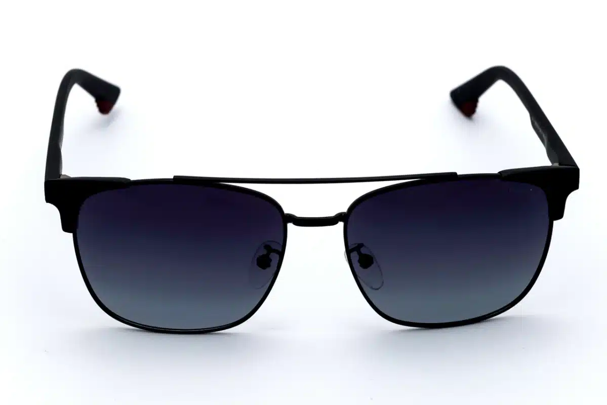 POLICE SPL574 Black Polarized Sunglasses - Metal TR90 Mix Frame