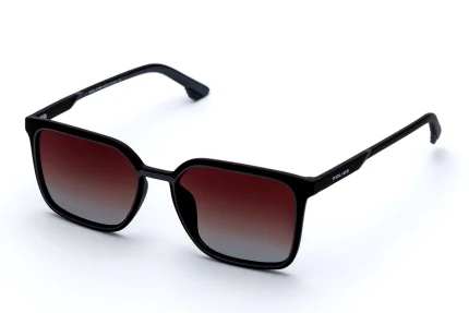 POLICE SPL574 Black Polarized Sunglasses - Metal TR90 Mix Frame