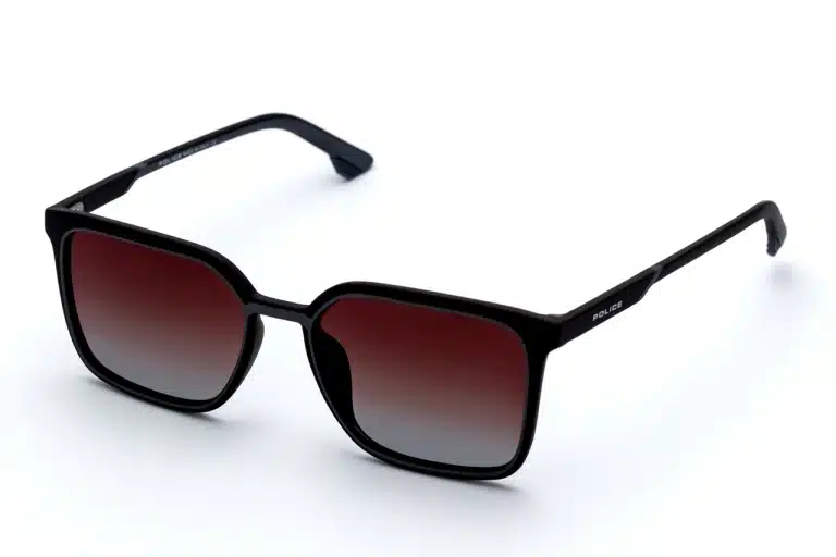 POLICE SPL574 Black Polarized Sunglasses - Metal TR90 Mix Frame