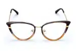 FENDI 95303 Rose Gold Blue Block Eyeglasses - Women's TR90 Frame