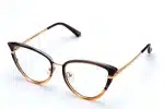 FENDI 95303 Rose Gold Blue Block Eyeglasses - Women's TR90 Frame