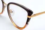FENDI 95303 Rose Gold Blue Block Eyeglasses - Women's TR90 Frame