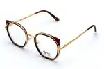 CHANEL 95971 Red Blue Block Eyeglasses - Women's TR90 Cat-Eye Frame