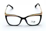 FENDI 95270 Black Blue Block Eyeglasses - Women's TR90 Cat-Eye Frame