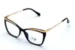 FENDI 95270 Black Blue Block Eyeglasses - Women's TR90 Cat-Eye Frame