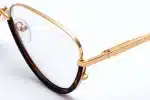 GUCCI 95385 Gold Blue Block Eyeglasses - Women's Lightweight TR90 - Image 2