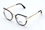 PRADA 82046 Black Blue Block Eyeglasses - Women's TR90 Cat-Eye Frame
