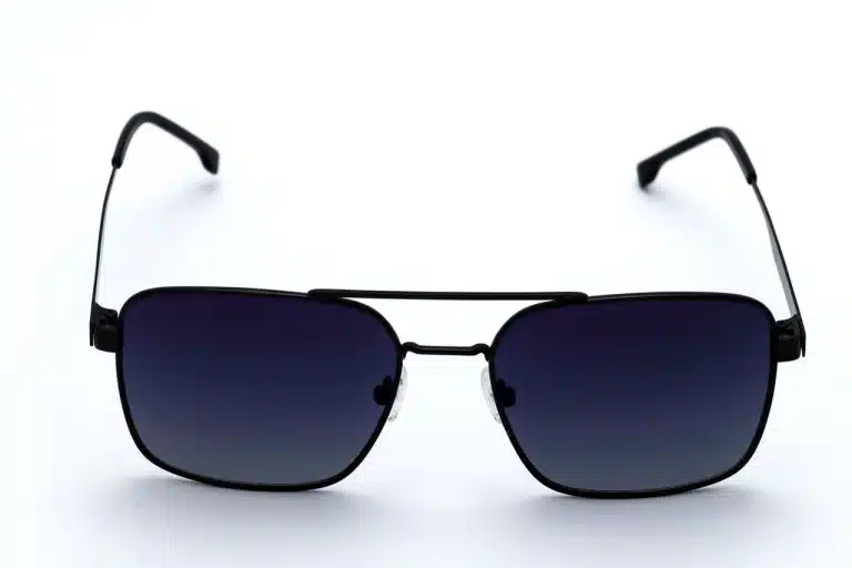 HUGO BOSS OLD3042M Black Polarized Sunglasses - Men's Stainless Steel Frame