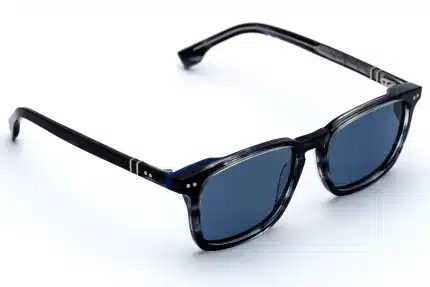 PERSOL PO3030V Blue Polarized Acetate Sunglasses - Men's Frame