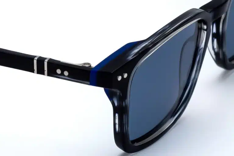 PERSOL PO3030V Blue Polarized Acetate Sunglasses - Men's Frame