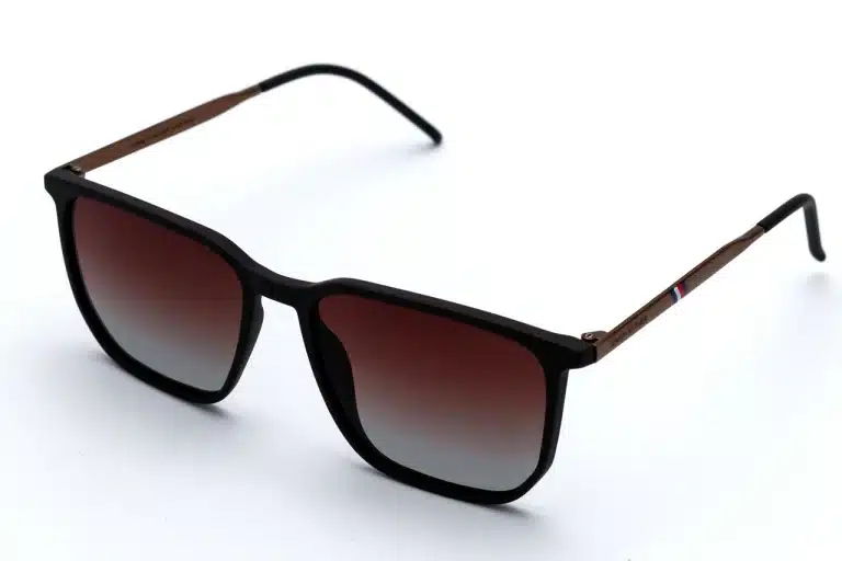 TOMMY HILFIGER TH1652S Black Polarized Sunglasses - Men's TR90 Large Frame