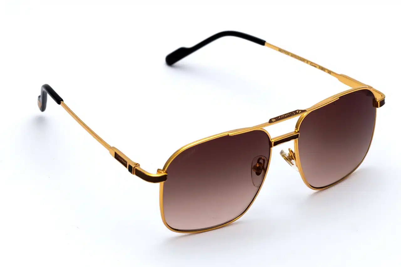3V9A3274_result CARTIER CT0669S Gold Metal UV400 Sunglasses - Men's Pilot Square Frame