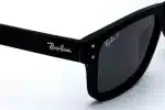 RAY-BAN RB2283 Black Polarized TR90 Sunglasses - Unisex Square Frame