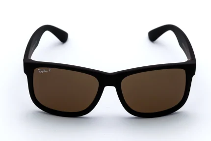 RAY-BAN RB4165 Brown Polarized TR90 Sunglasses - Unisex Square Frame