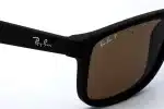 RAY-BAN RB4165 Brown Polarized TR90 Sunglasses - Unisex Medium Fit - Image 2