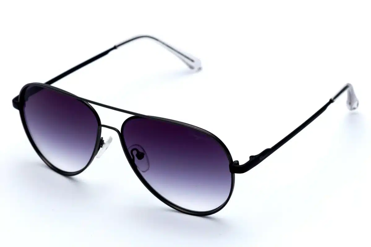 SALVATORE FERRAGAMO OLD2106 Gray Sunglasses - Metal Aviator Frame