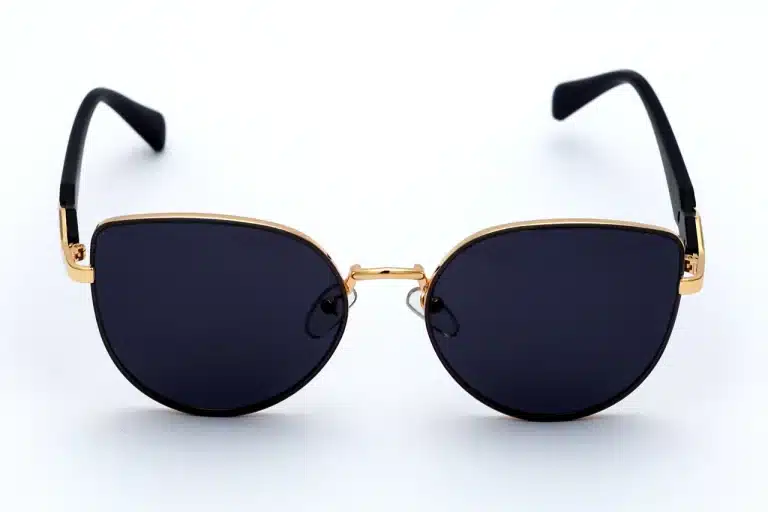 PRADA C-319 Black Metal Sunglasses - Women's Cat-Eye Frame