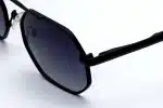 VERSACE SLD2001 Black Polarized Sunglasses - Unisex Metal Frame - Image 2